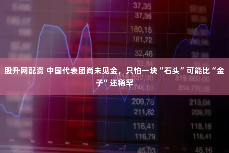 股升网配资 中国代表团尚未见金，只怕一块“石头”可能比“金子”还稀罕