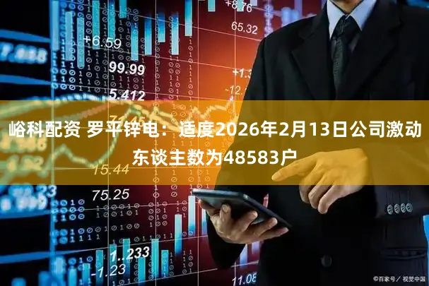 峪科配资 罗平锌电：适度2026年2月13日公司激动东谈主数为48583户