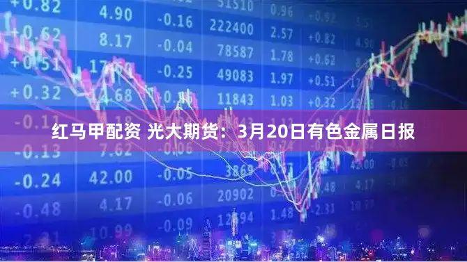红马甲配资 光大期货：3月20日有色金属日报